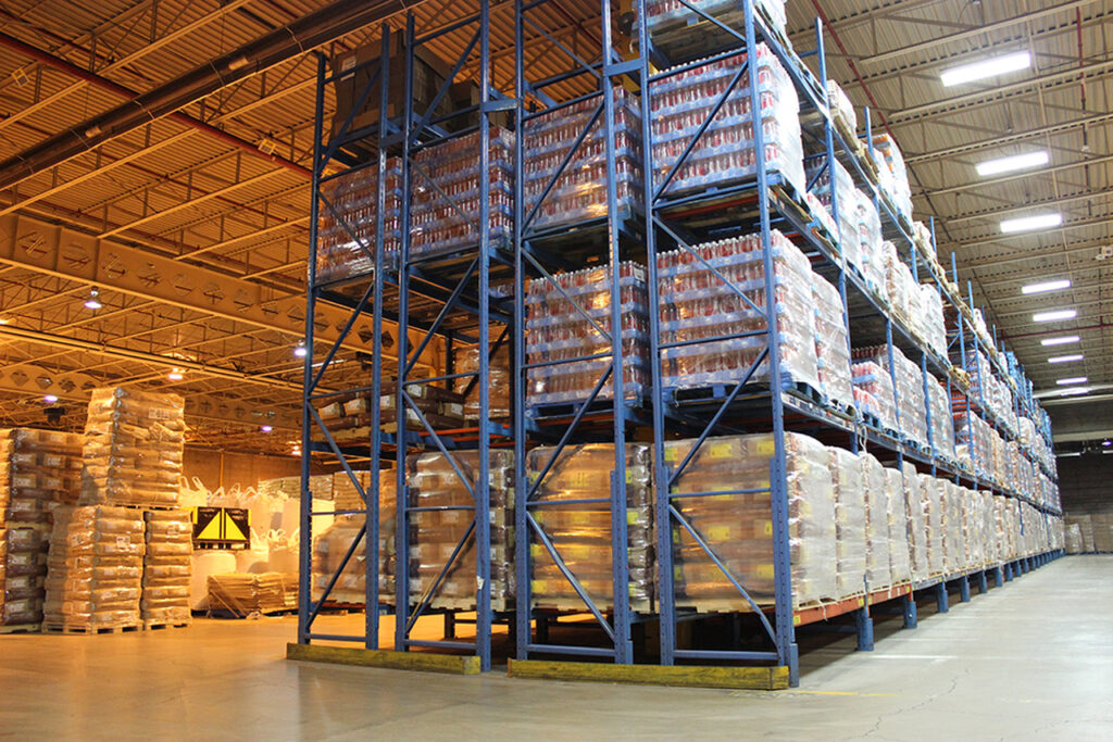 Double deep pallet racking system in UAE