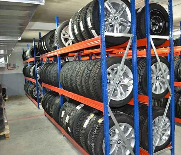 Tyre racking system in UAE