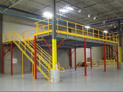 warehouse structural steel mezzanine floor